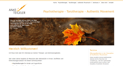 Desktop Screenshot of anke-teigeler.de